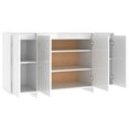 thumbnail image 5 of vidaXL Sideboard High Gloss White 135x41x75 cm Engineered Wood, 5 of 5