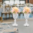 thumbnail image 7 of Dwellnix US Crystal Vase Flower Vase Wedding Flower Vase Iron Home Dining Table Decor, 7 of 7