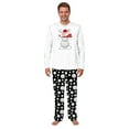 thumbnail image 3 of Family Matching Volleyball Snowman Christmas Pajama Set, Volleyball Pattern Pants with Pet Outfit, 3 of 7