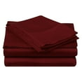 thumbnail image 2 of Superior Egyptian Cotton Sheet Set, California King, Burgundy, 2 of 3