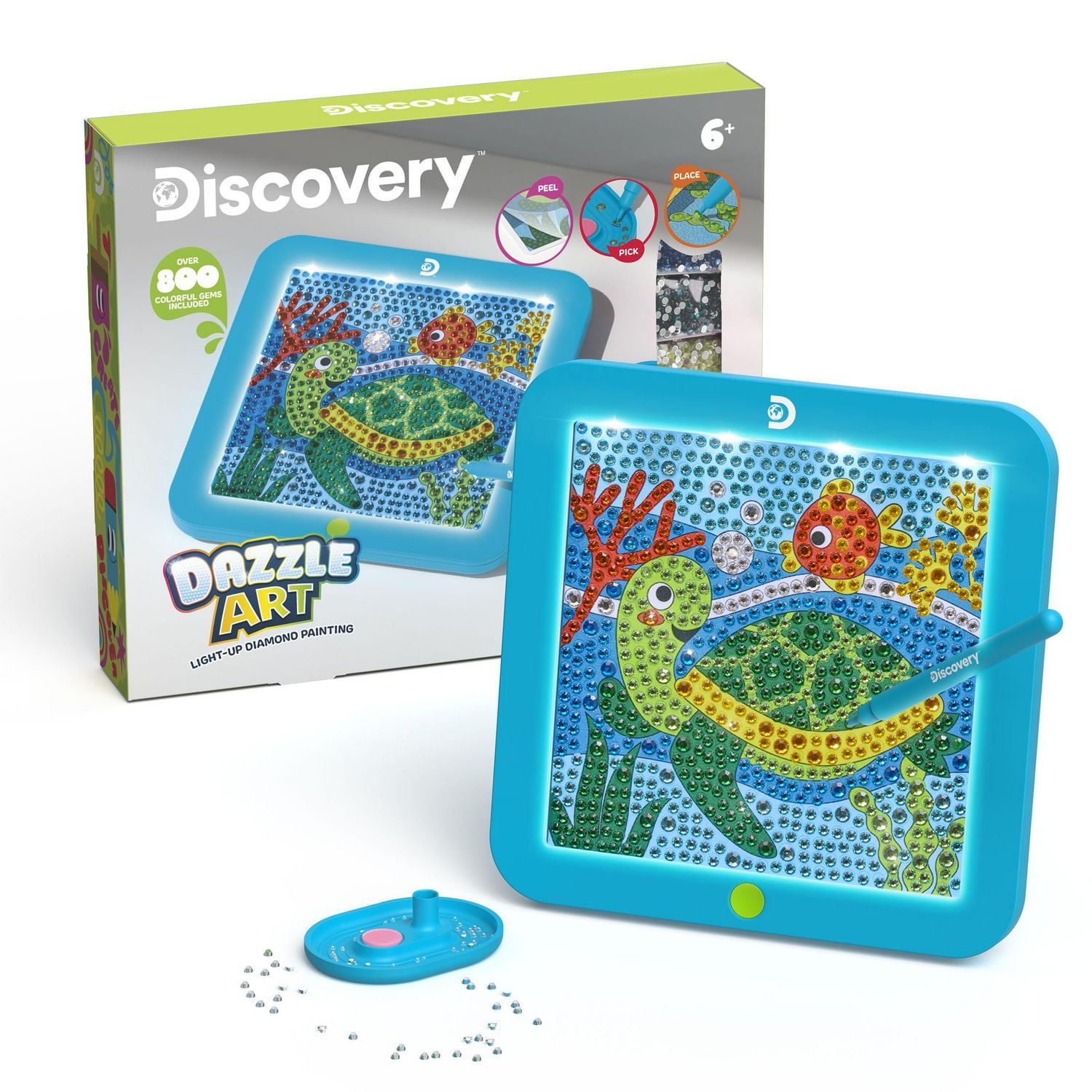 Discovery™ Dazzle Art Light-Up Diamond Painting Kit, Diamond Painting Kit