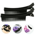 thumbnail image 3 of 2pcs Multi Function Hairdressing Clips Salon Cutting Dying Styling Hair Clips Hair Layering Clip (Large Size Black), 3 of 7