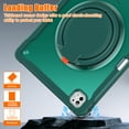 thumbnail image 6 of XYX For iPad Pro 13 inch Case (2025 M5/2024 M4), 360 Rotating Hand Grip, Shoulder Strap, Heavy Duty Drop Protection, Green, 6 of 7
