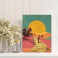 thumbnail image 2 of UXIEQU Walking Figure Path Canvas Wall Art Print 15.75x11.81 Inches, 2 of 8