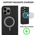 thumbnail image 3 of PU Leather Flip Window Support Wireless Charging Case for Apple iPhone 12 13 14 15 16 Pro Max 12Mini 13Mini 14Plus 15Plus 16Plus, 3 of 11
