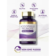 Acidophilus Probiotic | 500 Million CFU | 200 Capsules | Probiotic For Men & For Women | by Carlyle