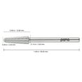thumbnail image 6 of PANA Professional 3/32" Cone Shape Nail Carbide Bit - Nail Drill Bit For Manicure Dremel Machine- Silver, Medium Grit, 6 of 7