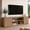 Natural Oak, variant on Hvoonc 70" Fluted Wood TV Stands with Storage, Faux Marble Top, Modern Oak Television Console for 65-80" TVs, Large Entertainment Center Living Room