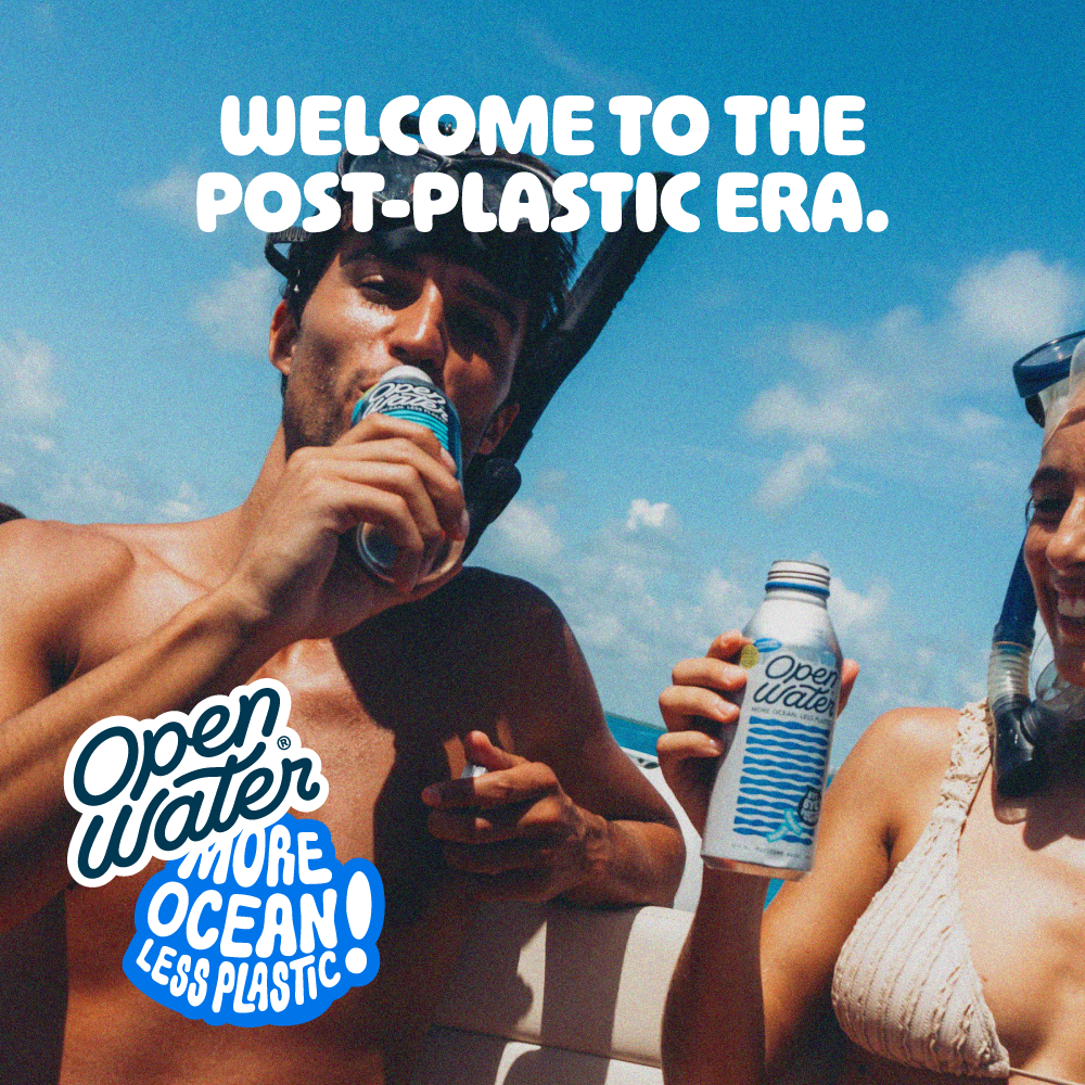 Open Water | Still Bottled Water with Electrolytes in 16-oz Aluminum Bottles (3 Cases, 36 bottles TOTAL) | BPA-Free and Eco Friendly
