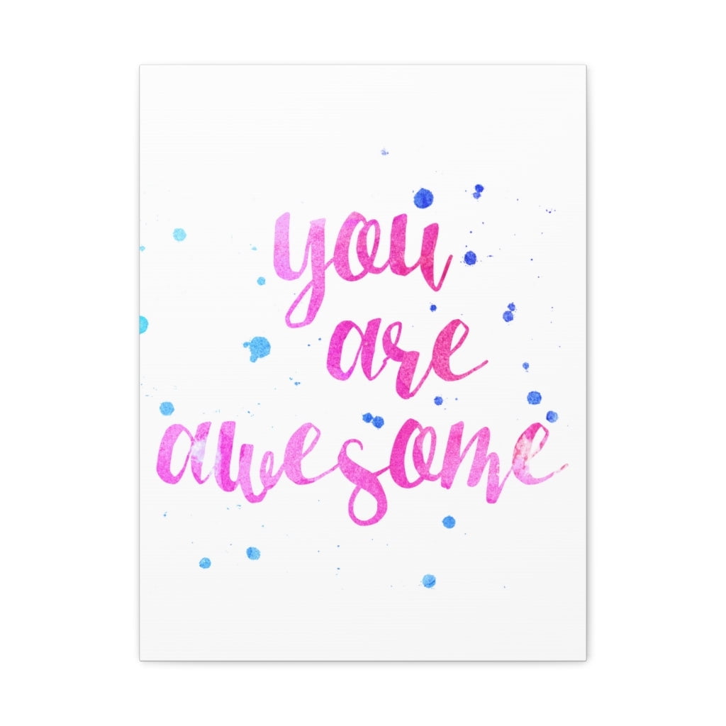 Inspirational Wall Art You Are Awesome Motivation Wall Decor for Home ...