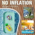 thumbnail image 5 of Devoko 73" Foldable Swimming Pool, Outdoor Inflatable-free Pools, Summer Portable Above Ground Pool for Adults, Kids, Family Pet Dog(Green), 5 of 6