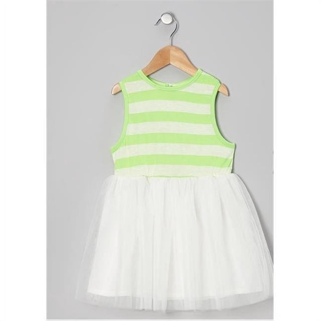 Twindollicious 758524423835 Robe Rayée Verte
