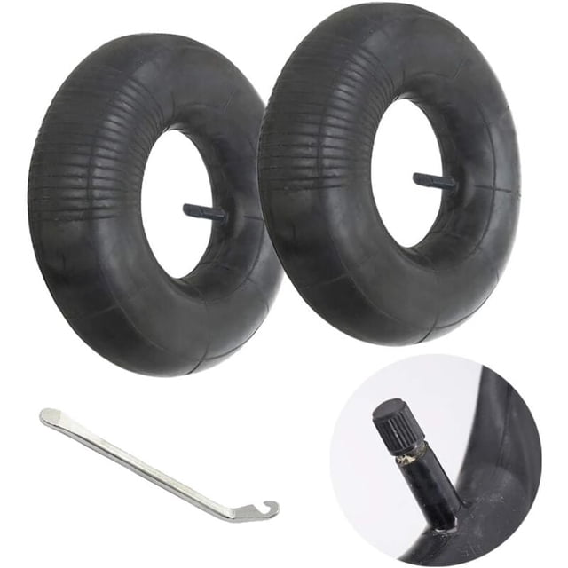 Pieces 3.50/4.00-6 Inner Tube Tire Wheel 3.50/4.00-6 Innertube Wheelbarrow Rubber Valve 6
