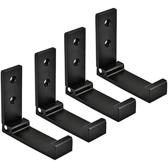 Space Aluminum Alloy Foldable Wall Hook, Obtuse Angle Design Ensuring Safety, Foldable & Save Space, Easy Installation, Widely Application In Residential And Commercial Areas