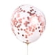 thumbnail image 3 of 50 globos de látex sencillos de 12 pulgadas para decoración de bodas, fiestas y cumpleaños (20 rojos vino, 20 dorados rosa y 10 confeti dorados rosa)., 3 of 6