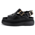thumbnail image 6 of Modstep Women Platform Sandals Comfortable Hollow Out Flower Flatform Shoes Summer Outdoor Slip on Comfortable Walking Shoes Black 8.5, 6 of 7
