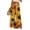 412#Orange, variant on Boho Wide Leg Pants for Women Flowy Drawstring Floral Palazzo Pants Baggy Tropical Hawaiian Pull on Beach Pant Blue M