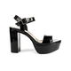 thumbnail image 1 of Sandalia Tacon de plataforma alto Mujer Flexi Piel 103706 Negro Charol Flexi Piel, 1 of 4