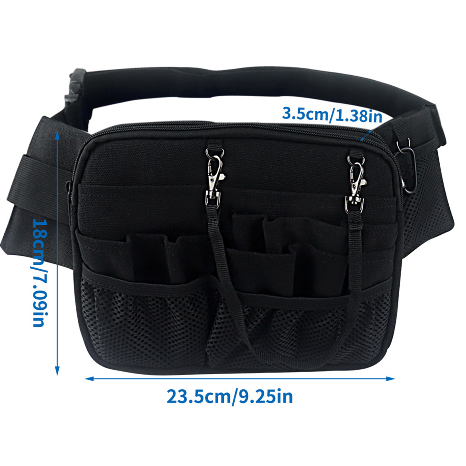 Mosey Nurse Fanny Pack Multi Pocket Design with Adjustable Strap Multifunctional Portable Waist Organizer for Busy Hospital Professionals