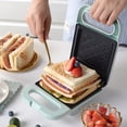 thumbnail image 3 of Sandwichera Eléctrica Con Revestimiento Antiadherente para Desayuno Sartén Tortilla, 3 of 9
