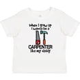thumbnail image 3 of Inktastic Future Carpenter Builder Like Daddy Boys Baby T-Shirt, 3 of 5
