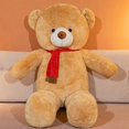 thumbnail image 3 of Peluche de oso de peluche Kawaii con amor para niños, muñeco de peluche de 80cm/100cm, suave, almohada, regalo de Navidad, 3 of 5