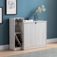 thumbnail image 1 of Solid Oak Wine Display Cabinet for Home Bar/Restaurant (Natural Oak Finish)​​, 1 of 5