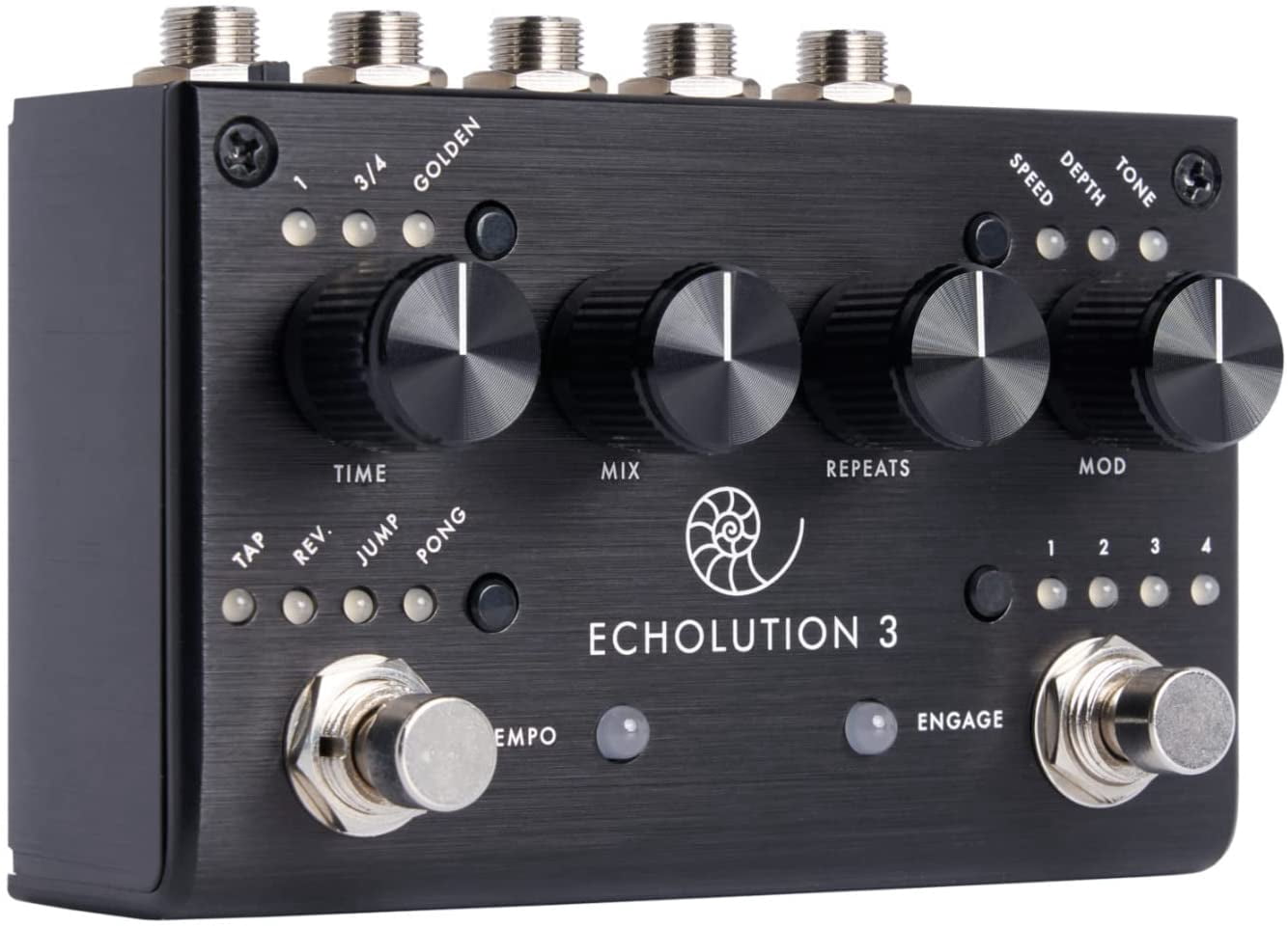 Pigtronix Echolution 3 Delay Effects Pedal Black