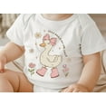 thumbnail image 3 of Silly Goose On The Loose Baby Bodysuit, Funny Baby Girl Onesie®, Cute Spring Baby Shower Gift, Natural Cotton Infant Romper for Girls, 3 of 9