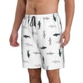 thumbnail image 2 of Balery Cute Shark Traje de Baño Estilo Hawaiano para Hombre, Shorts de Secado Rápido con Bolsillos-XX-Large, 2 of 6