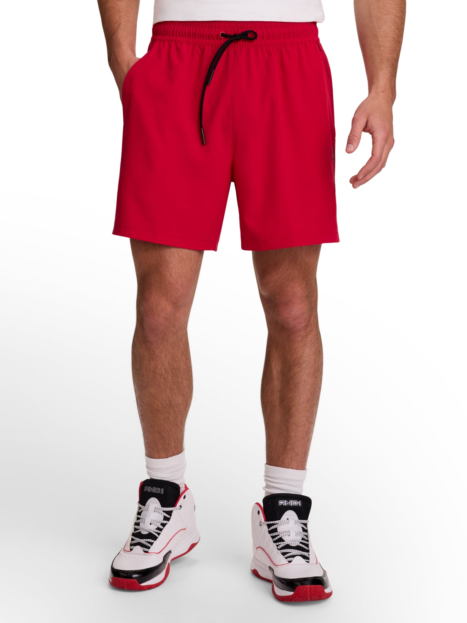 AND1 Men's and Big Men's Drafting Short, 6" inseam, Sizes XS-5XL