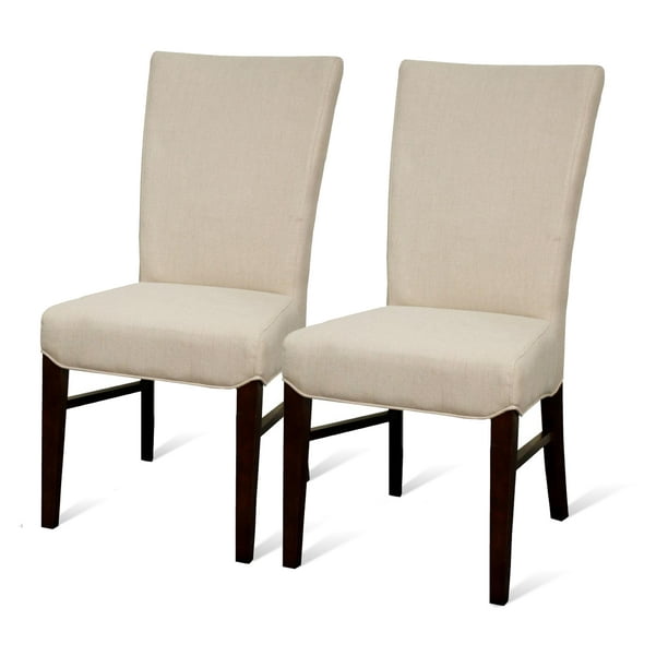 Milton Fabric Dining Chair (Set of 2), Multiple Colors - Walmart.com ...
