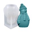 thumbnail image 2 of Naiovety Christmas Candle Mold Silicone Wedding Festival Jelly Art Kitchen Cake Baking Mould Home Craft Tool Gadgets Holiday Kits de decoración para fiestas No.2 Naiovety HA044187-02, 2 of 6