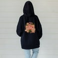 thumbnail image 2 of Sudadera con cremallera informal a la moda con capucha y estampado navideño para mujer, blusa, abrigo Fridja  fksj4767, 2 of 5