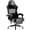 Black, variant on BSTYJQXH Gaming Chair with Footrest, Reclining Gamer Chair Office Chair with Lumbar Support, Purple