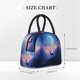 thumbnail image 2 of Disketp Night Sky Elk Bolsa Térmica para Almuerzo, Lonchera con Abertura Amplia y Gran Capacidad, Organizador Reutilizable para Mujeres, Hombres y Adultos, 2 of 6