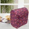 thumbnail image 4 of Paisley Lounger Chair Bag, Traditional and Floral Folk Damask Like Shapes on Diagonal Stripes, High Capacity Storage with Handle Container, Lounger Size, Hot Pink Vermilion, by Ambesonne, 4 of 5