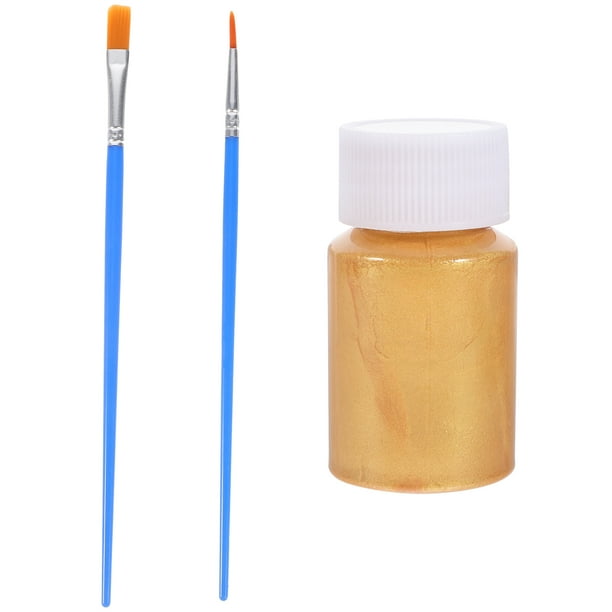 1 juego de pigmentos de pintura metálica de pintura de oro metálico pigmentos de pintura metálica