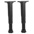 thumbnail image 4 of Hemobllo 2-Pack Adjustable Black PP Bed Support Legs Heavy Duty Furniture Frame Replacement Parts, 4 of 8