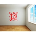 thumbnail image 2 of Cheerleading Picture Art - Girls Bed Room - Home Decor Sticker Vinyl Wall Decal, 2 of 4