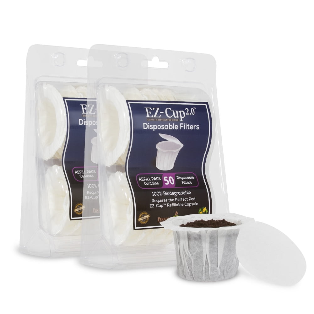 EZCup Filters By Perfect Pod 2 Pack (100 Filters)