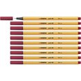 thumbnail image 2 of STABILO Point 88 Fineliner Pen,Dark Red,Pack of 10, 2 of 4