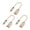 Gold, variant on 3Pcs Short Braided OTG Cable Type C To USB Converters Wire For External Devices Like Flash Drive Keyboards Mouse