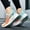 White, variant on NOKIO Men's Running Shoes Comfort Cushioning Walking Sneakers Lightweight Breathable Summer Footwear 𝖫a𝖼e Up Non-S𝗅ip Outdoor Sports Shoes for Hiking gym Workout