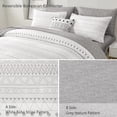 thumbnail image 3 of Juego de edredón WONGS BEDDING Boho Queen con 7 piezas de microfibra, 3 of 7