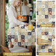 thumbnail image 5 of Pioneer Flower Floral Print Pattern Round Tablecloth 60 X 60 Inch, Wrinkle Resistant Wipeable Table Cloth for Kitchen Dining Picnic Patio Party, 5 of 6