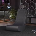 thumbnail image 3 of GTRACING Faux Leather Floor Rocker Video Gaming Chair, Black, 3 of 7