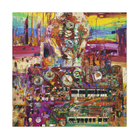 Mixing Board Marvels - Canvas