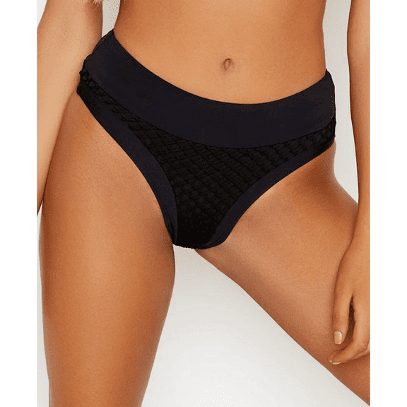 Ris-k BLACK Desert Bikini Swim Bottom, US Large