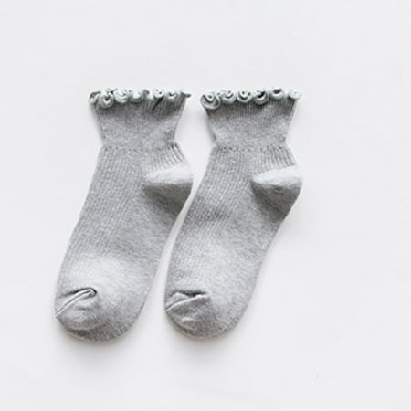 

2 packs* Warm Socks Women Edge Cotton Vertical Striped Boat Socks Fresh Socks